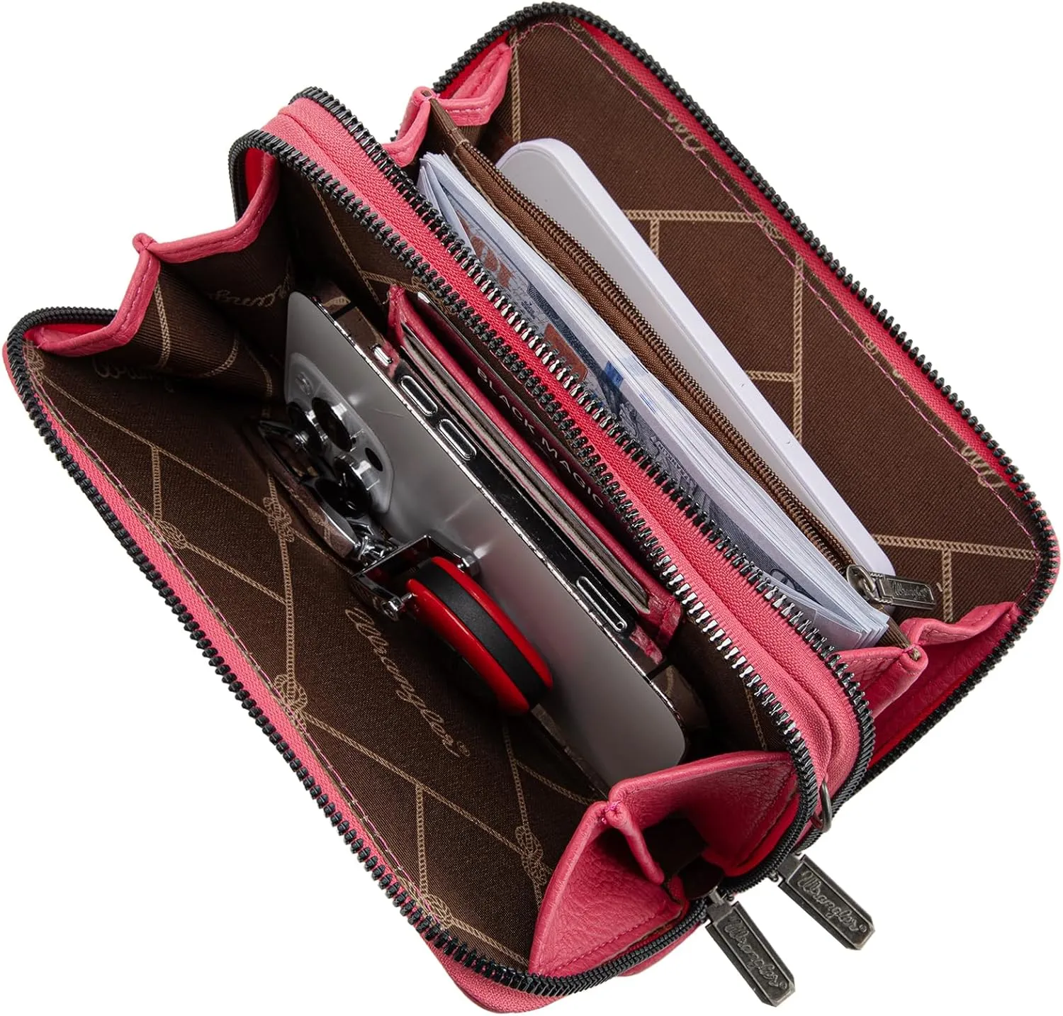 Wrangler Crossbody Wallet Purses for Women Rfid Blocking Wallet Purses with Crossbody Strap