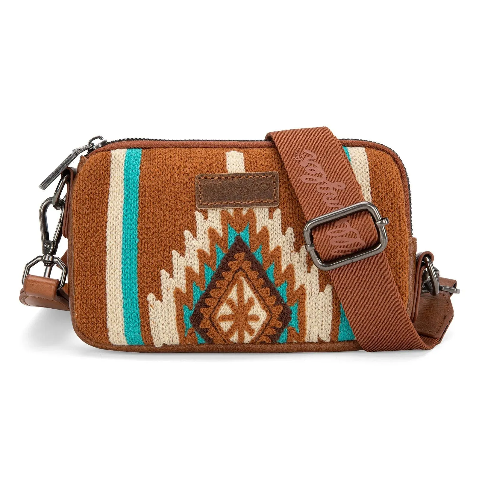 Wrangler Southwestern Knitted Mini Crossbody or Wallet