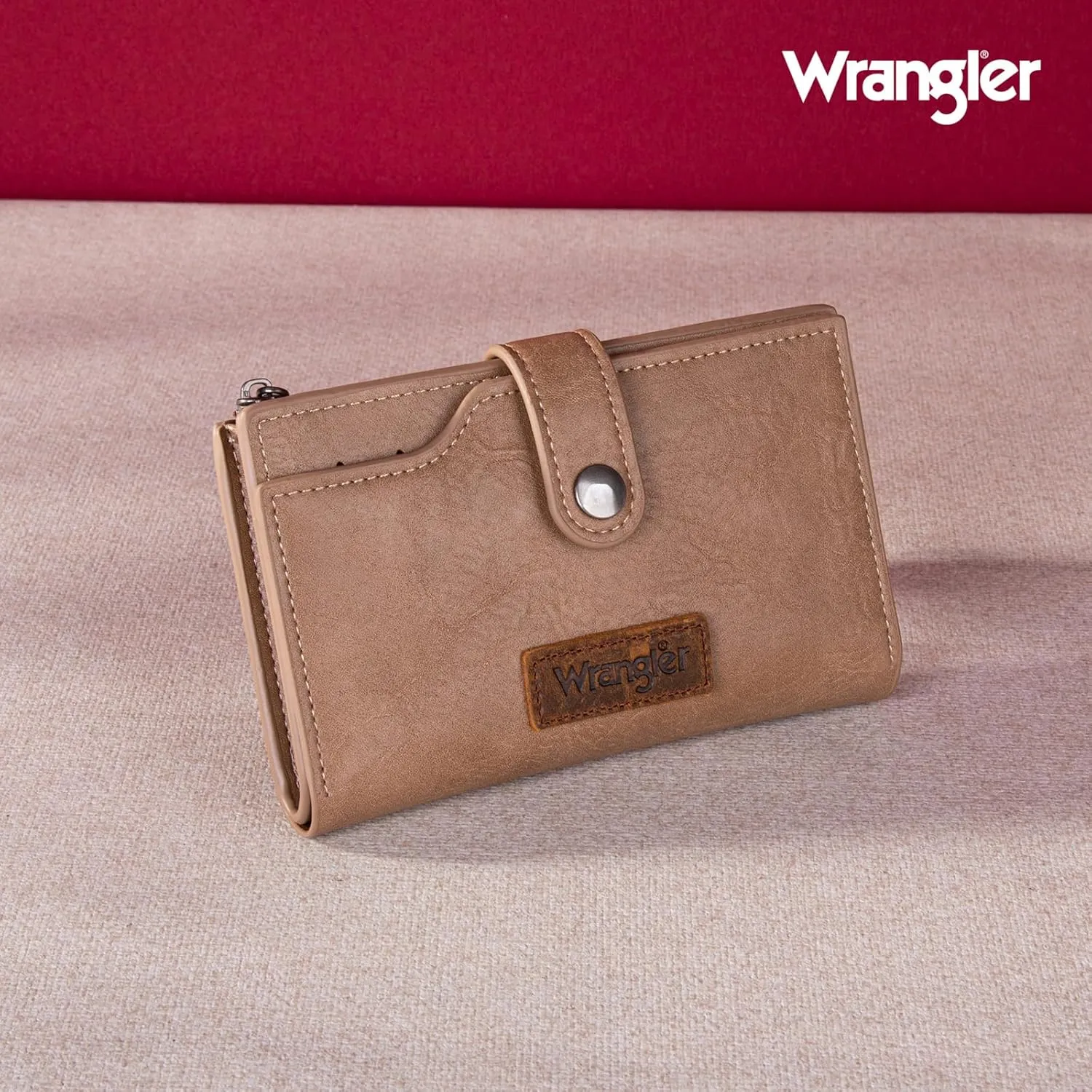 Wrangler Wallets for Women Slim Bifold Credit Card Holder