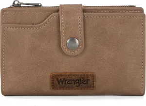 Wrangler Wallets for Women Slim Bifold Credit Card Holder