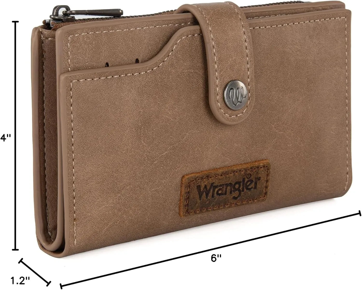 Wrangler Wallets for Women Slim Bifold Credit Card Holder