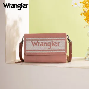 Wrangler Waxed Canvas Crossbody/Wallet - Pink (WG171-1833PK)