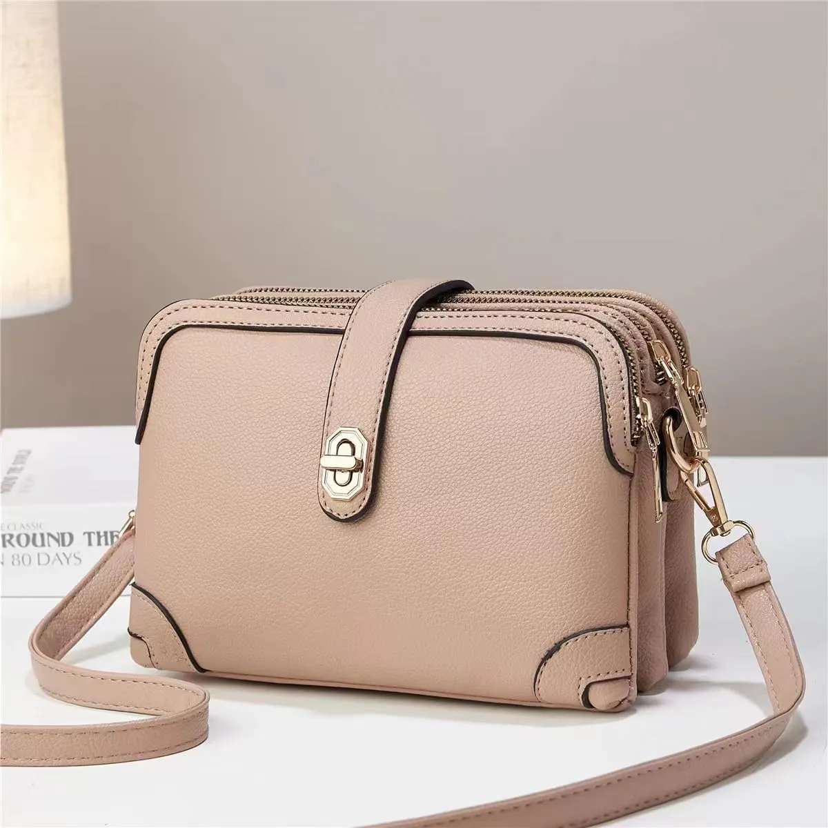 Xiaoyu Small Crossbody Bags for Women Fashion Cell Phone Purse Ladies Multiple Pockets Shoulder Handbags Lightweight Wallet
