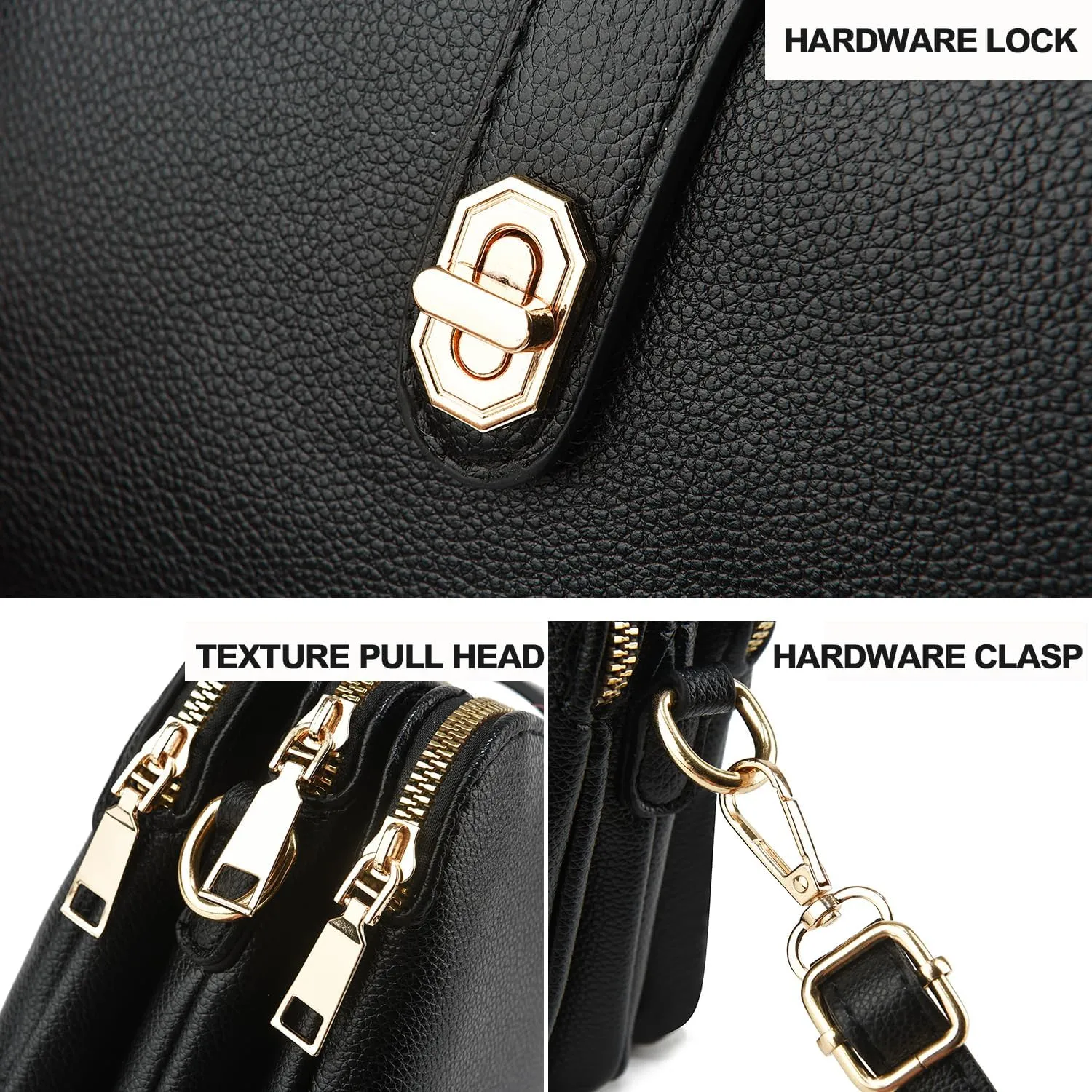 Xiaoyu Small Crossbody Bags for Women Fashion Cell Phone Purse Ladies Multiple Pockets Shoulder Handbags Lightweight Wallet