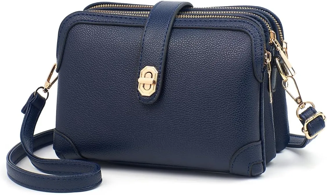 Xiaoyu Small Crossbody Bags for Women Fashion Cell Phone Purse Ladies Multiple Pockets Shoulder Handbags Lightweight Wallet