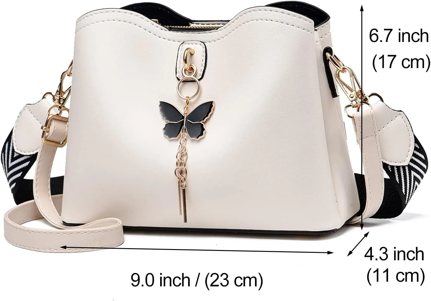 Xiaoyu Small Crossbody Bags for Women Fashion Purses for Teenage Girls Lightweight Handbags Shoulder Bag