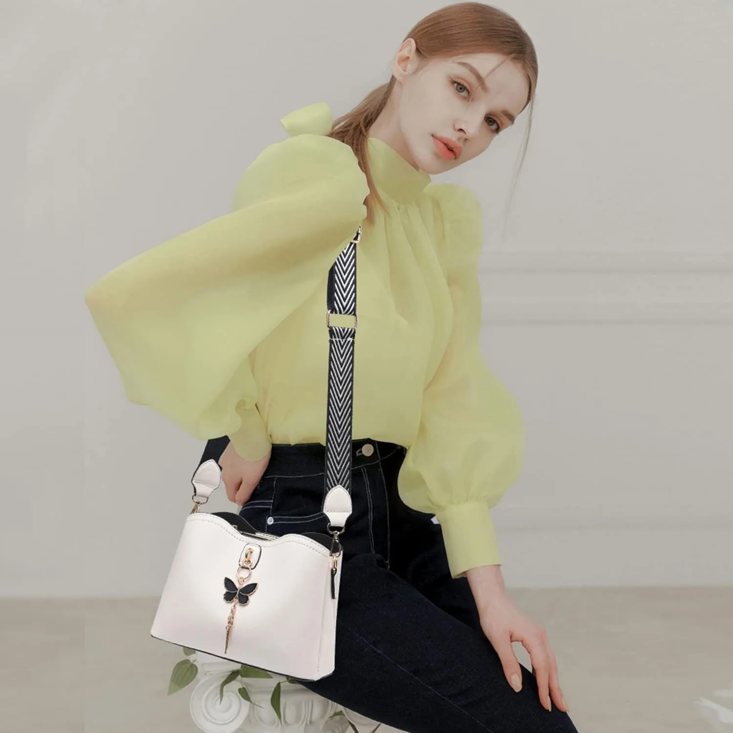 Xiaoyu Small Crossbody Bags for Women Fashion Purses for Teenage Girls Lightweight Handbags Shoulder Bag