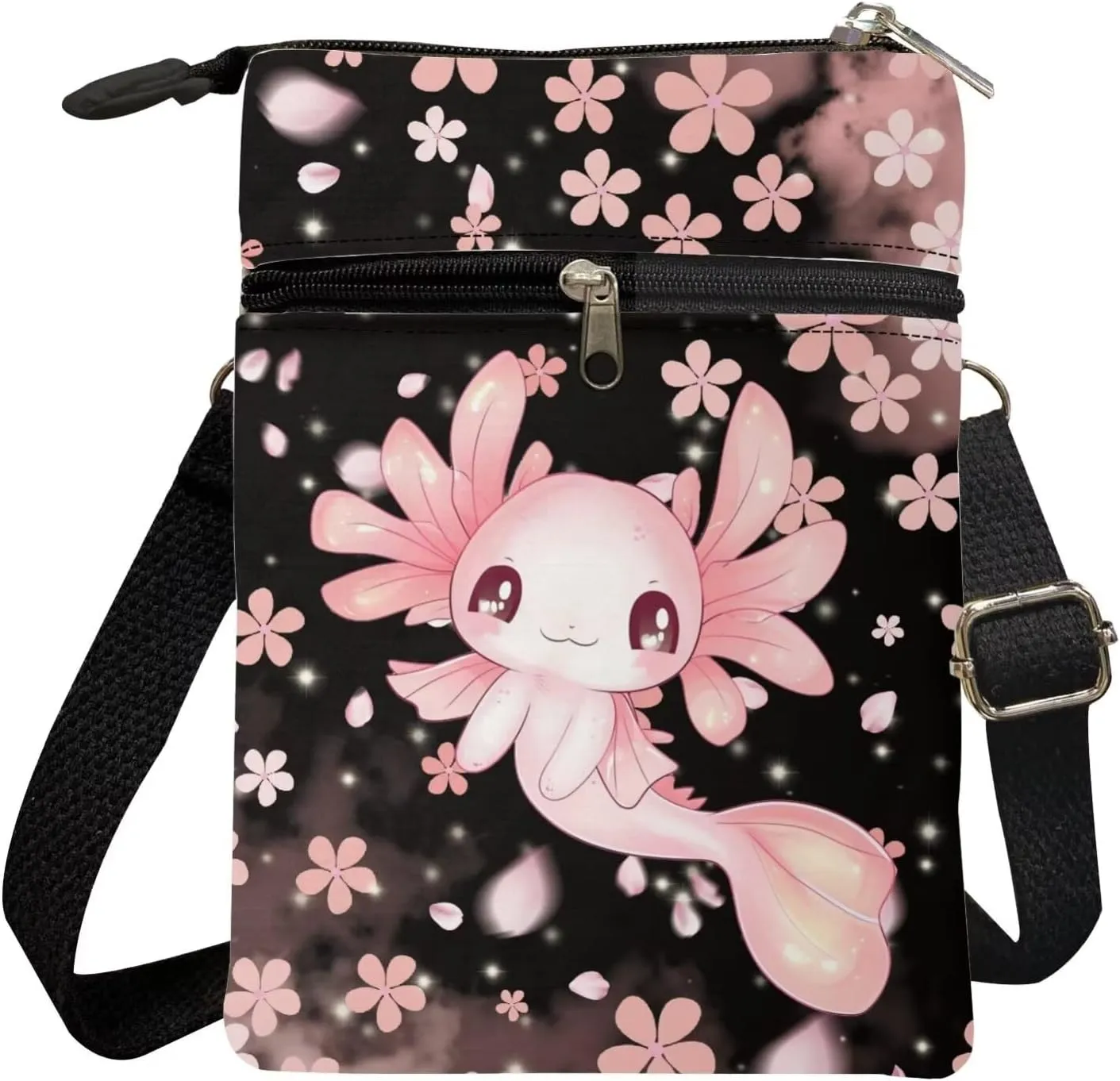 Xpyiqun Canvas Cross-body Bags for Women Small Cellphone Purse Shoulder Handbag