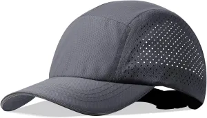 XXL Mens Quick Dry Baseball Cap Cooling Breathable Mesh Sports Cap Lightweight Run Hat with Reflective Trim